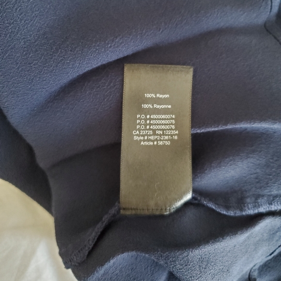 Talula EUC Navy Marcilly Blouse - Picture 3 of 8